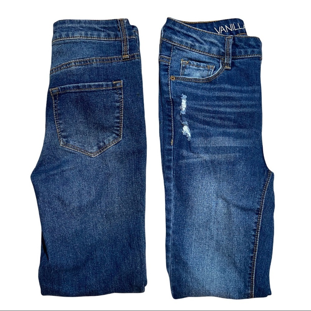 Vanilla Star Woman’s Blue Jeans High Rise Skinny Size 1